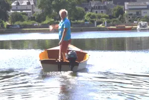 Bretonisches Ruderboot Morgat 320 Gazelle des Sables