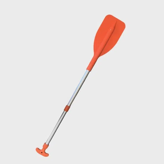 pagaie télescopique orange